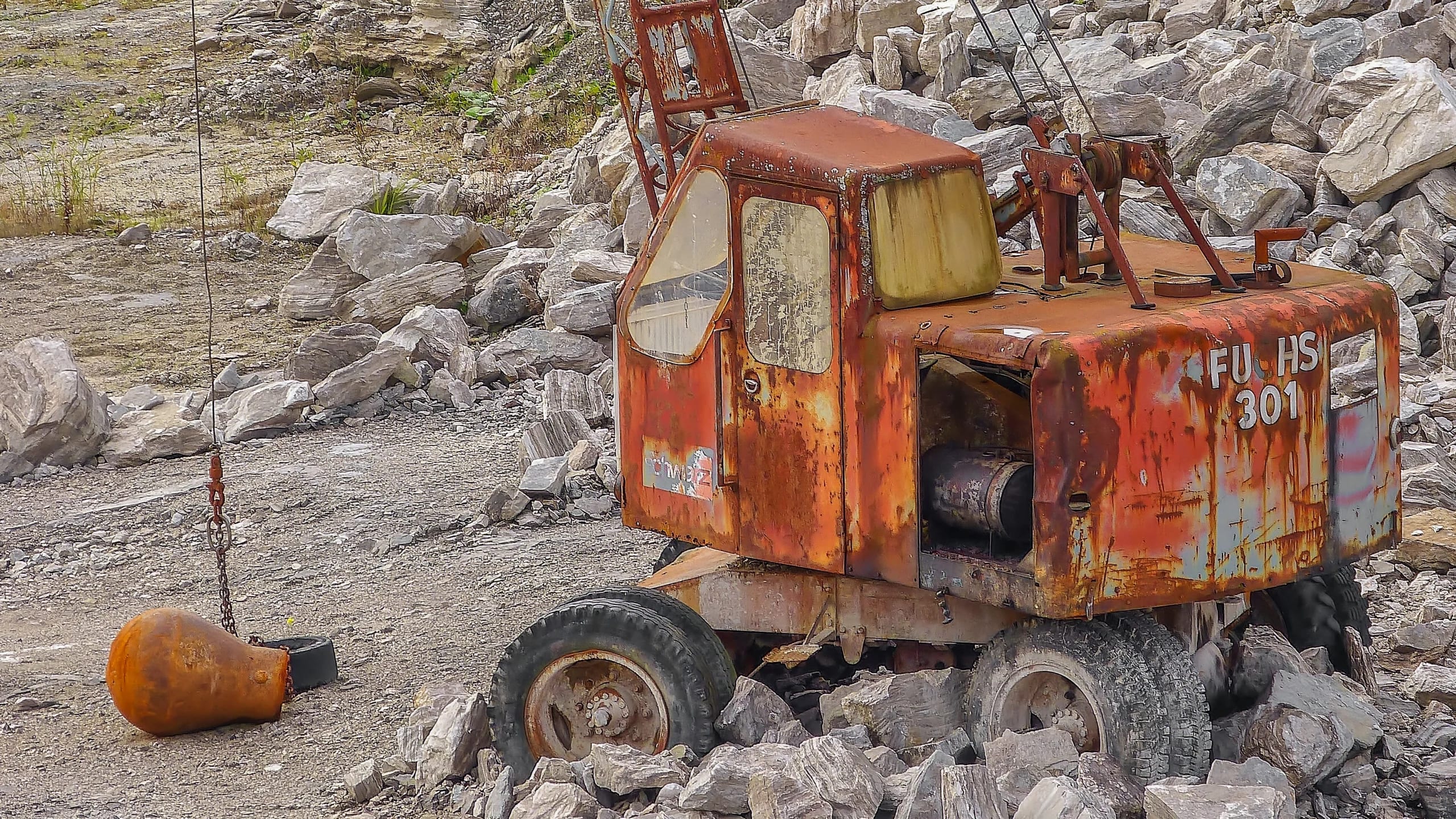 Bagger Maschinen Gebraucht Alt Schrott